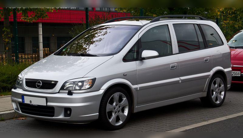 2003 Opel Zafira A (facelift 2003) cover