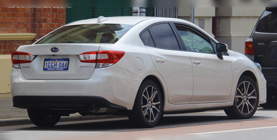 2016 Subaru Impreza V Sedan cover