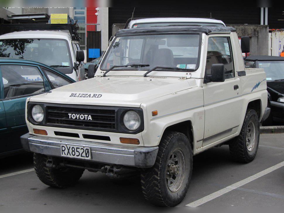 Toyota Blizzard Soft Top cover