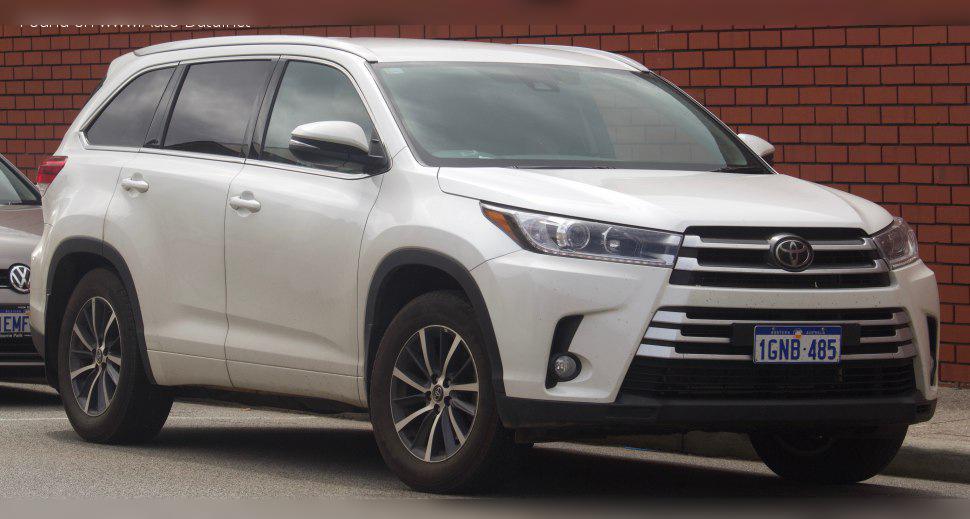 2016 Toyota Kluger III (facelift 2016) cover