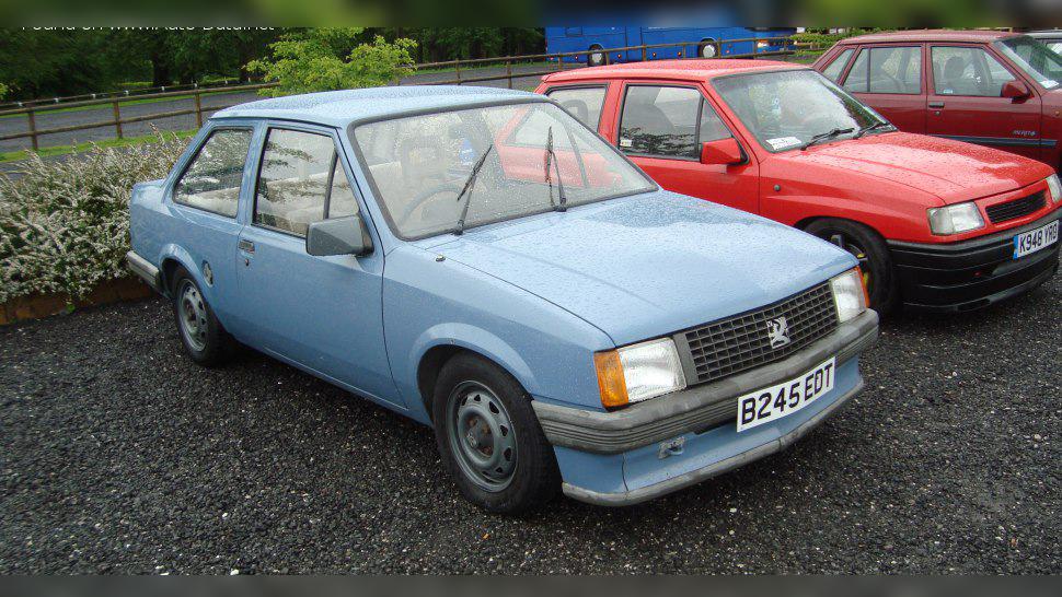 1983 Vauxhall Nova cover