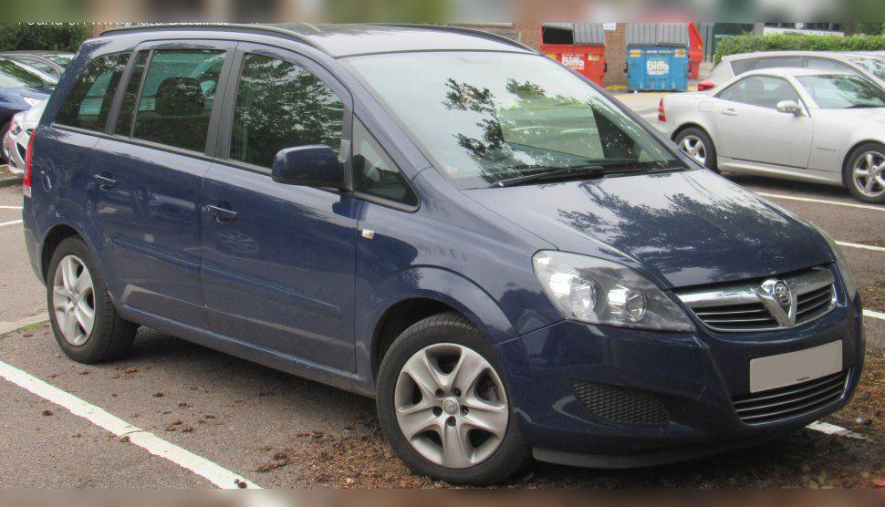 2008 Vauxhall Zafira B (facelift 2008) cover